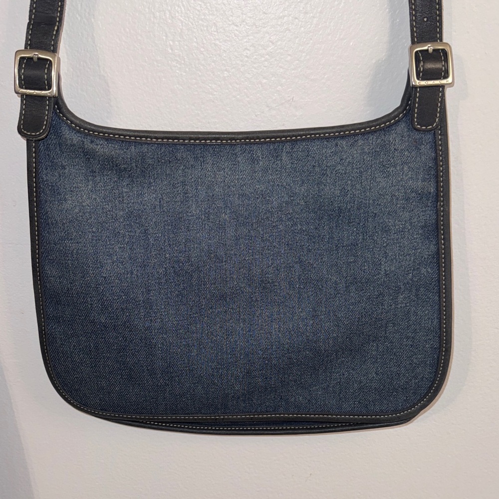 Coach vintage hippie flap-denim indigo-RARE